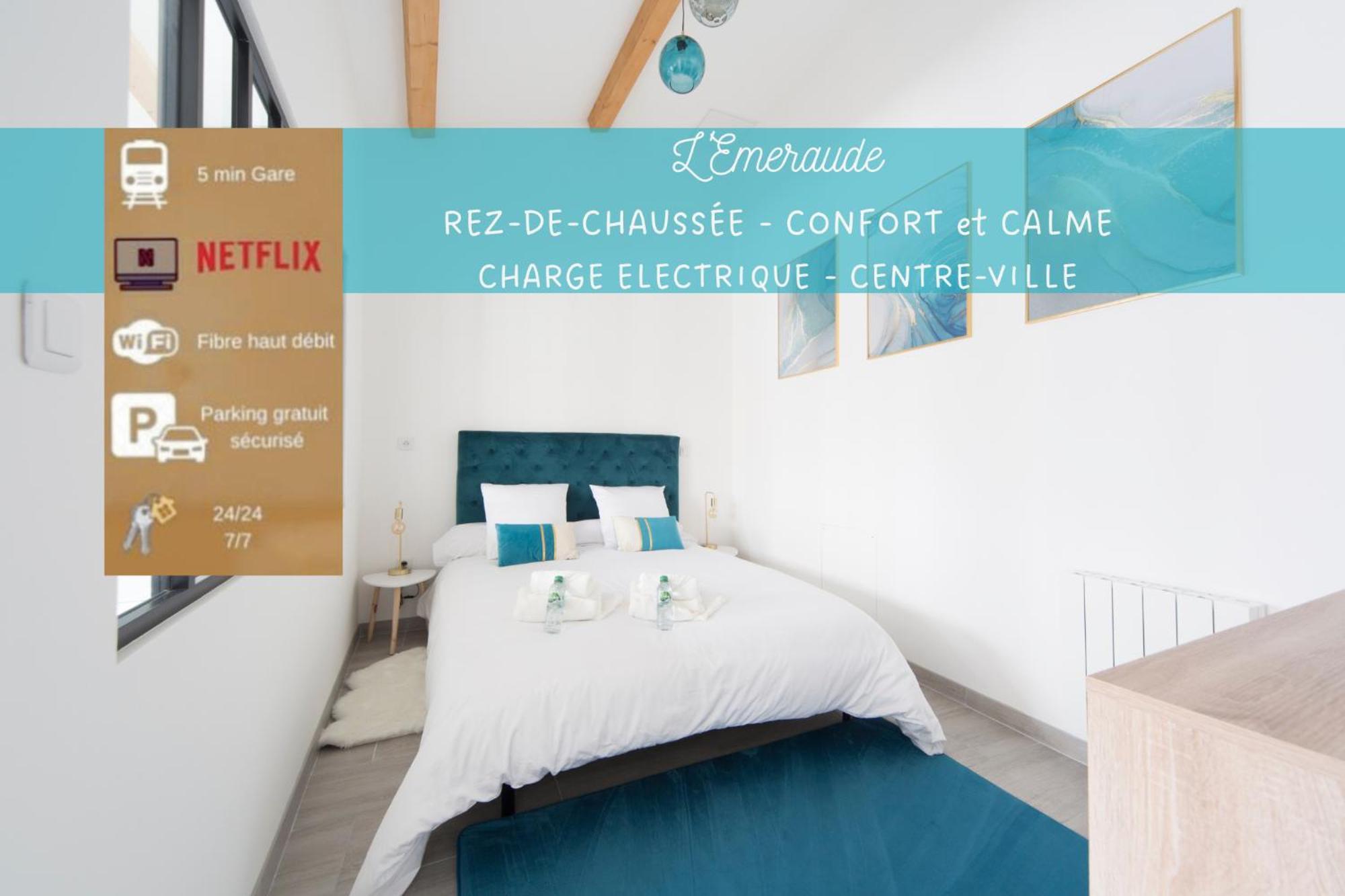 L'Emeraude Rez-De-Chaussee - Parking Prive -Zapart'Hotels Malesherbes Esterno foto